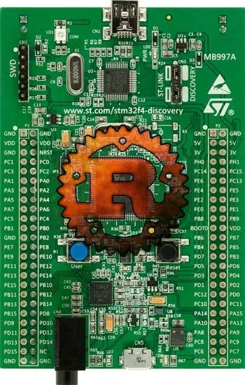 STM32f407G-DISC1 + rust