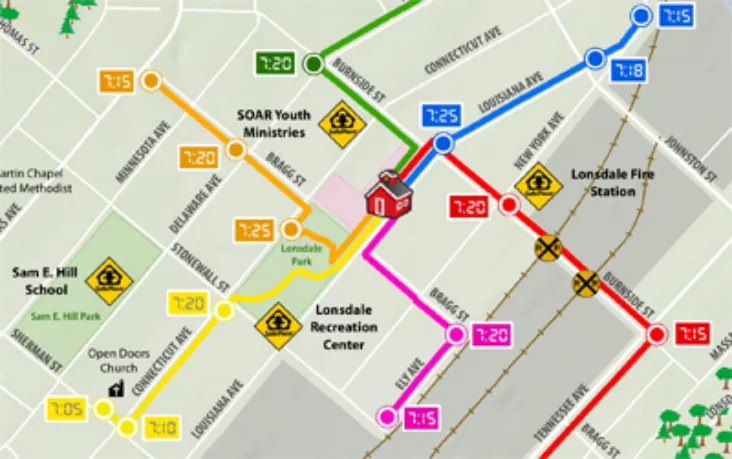 Walking bus challenge